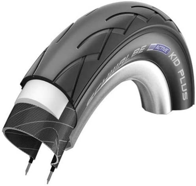 Schwalbe Kid Plus Rigid Tyre 14x1.75 HS413 Puncture Guard - ETRTO 47-288