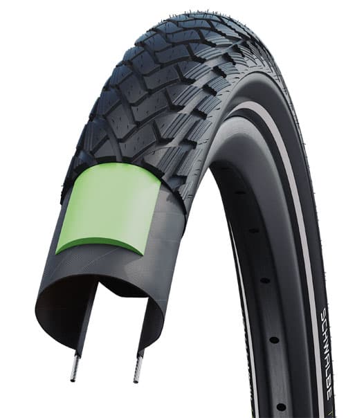 Schwalbe Marathon GreenGuard TwinSkin E-25 HS620 Rigid Tyre 16x1.75 ETRTO 47-305