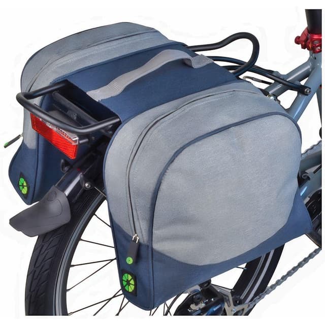 Dahon Double Rear Pannier Bags – 9L Water-Resistant 600D Polyester