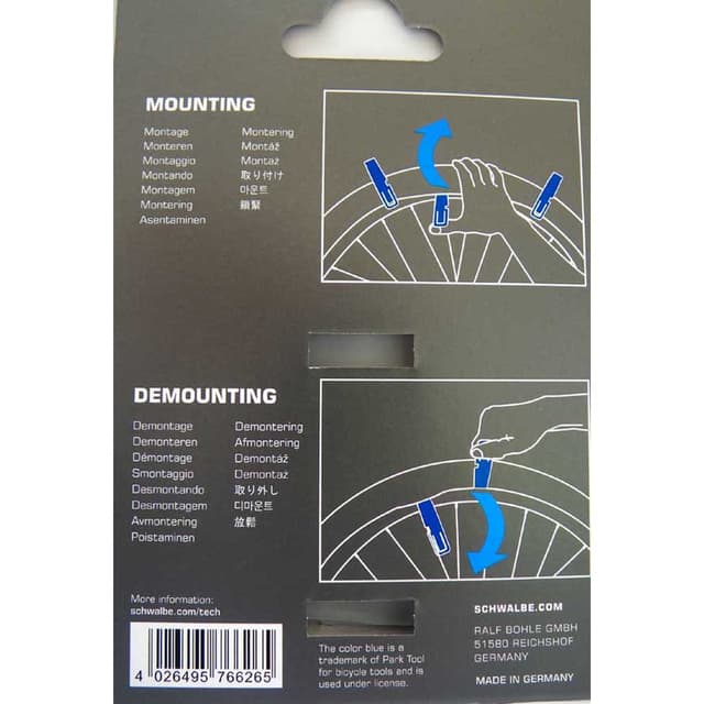 Schwalbe Tyre Levers Blue Pack of 3