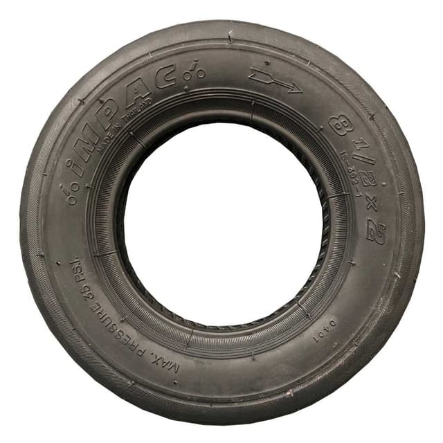 Impac Rille Tyre 8"1/2x2 Black 110mm Internal Diameter
