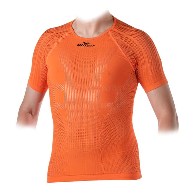 Outwet Altergocolor2 Light Short Sleeve Base Layer fluorescent Orange