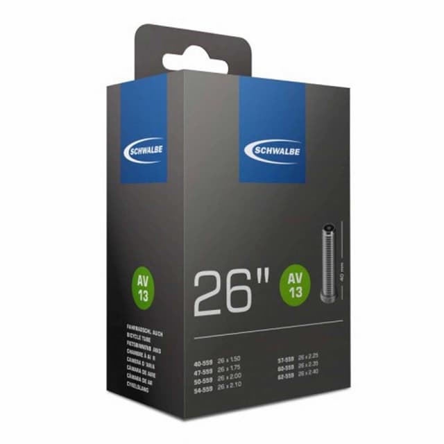 Schwalbe AV13 Inner Tube 26x1.50/2.50  Schrader - ETRTO 40/62-559