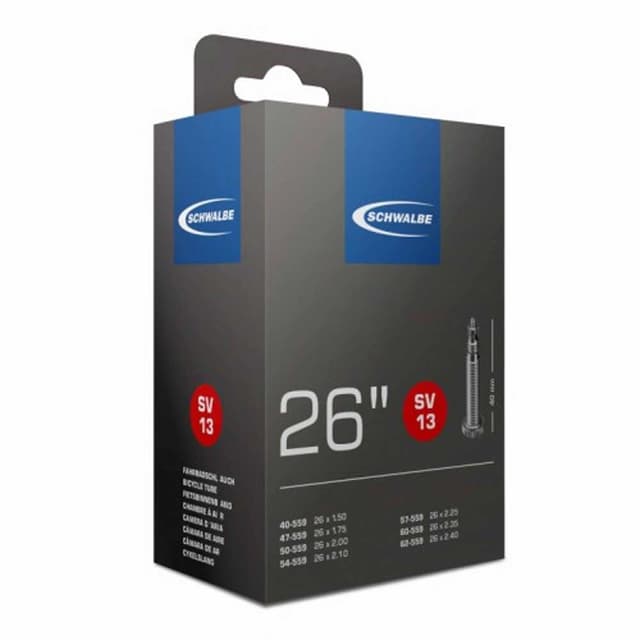 Schwalbe SV13 Inner Tube 26x1.50/2.50 Presta 40mm - ETRTO 40/62-559