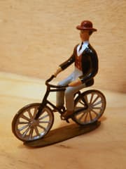 CBG Mignot Model Cyclist 1900 Man on a Bike