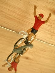 CBG Mignot Model Cyclist Chinese Jersey with Raised Arms