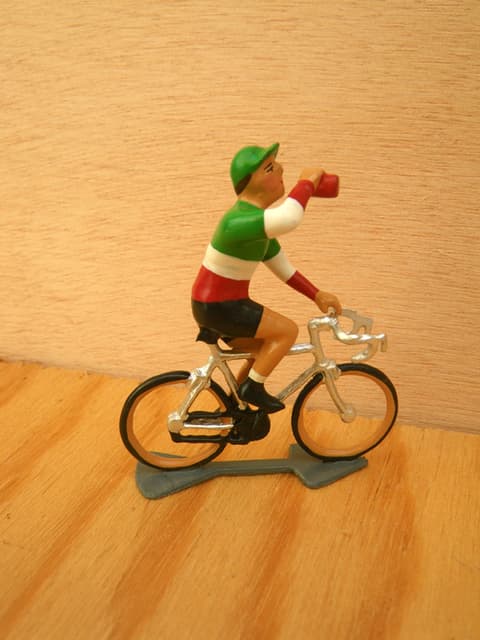 CBG Mignot Model Cyclist Italian Champion Jersey Drinking Bottle