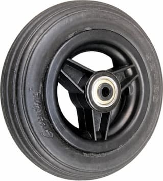 Greentyre CUB Complete Wheel with Black Solid Tyre 6x1 1/4 / 150x32 - ETRTO 32-86