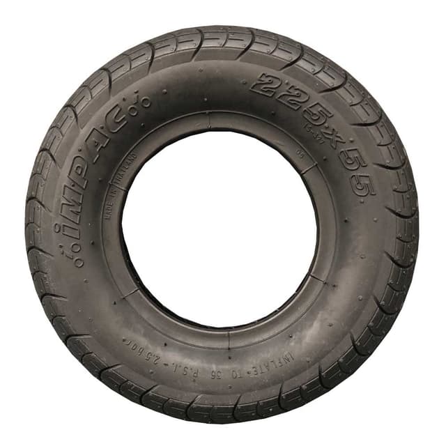 Impac IS327 Rigid Tyre 8"1/2x2 225x55 Black - ETRTO 54-110