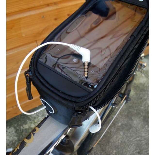 Roswheel Bike Frame Bag for Smart Phone Blue Stripe Small