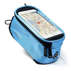 Roswheel Bike Frame Bag for Smart Phone Blue Small