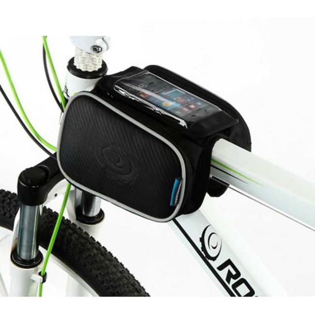 Roswheel Bike Frame Bag for Smart Phone with Side Compartments