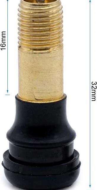 eWheel Tubeless Schrader Valves 32mm Pack of 2