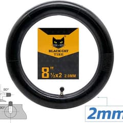 eWheel Inner Tube 8.5x2 Bent Schrader - ETRTO 50-156
