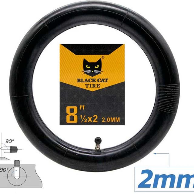 eWheel Inner Tube 8.5x2 Bent Schrader - ETRTO 50-156