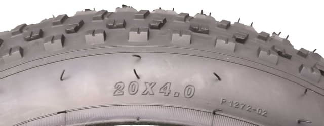 WD Fat Bike Tyre 20x4.00 Rigid Bead ETRTO 100-406