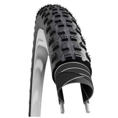 Hartex Xtra Bold Rigid Tyre 27.5x2.80 Gumwall Black - ETRTO 71-584