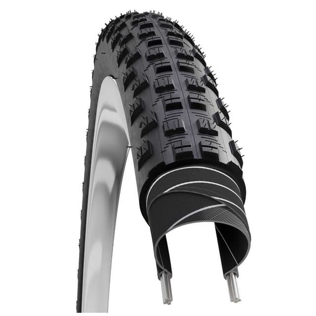 Hartex Xtra Bold Rigid Tyre 27.5x2.80 Gumwall Black - ETRTO 71-584