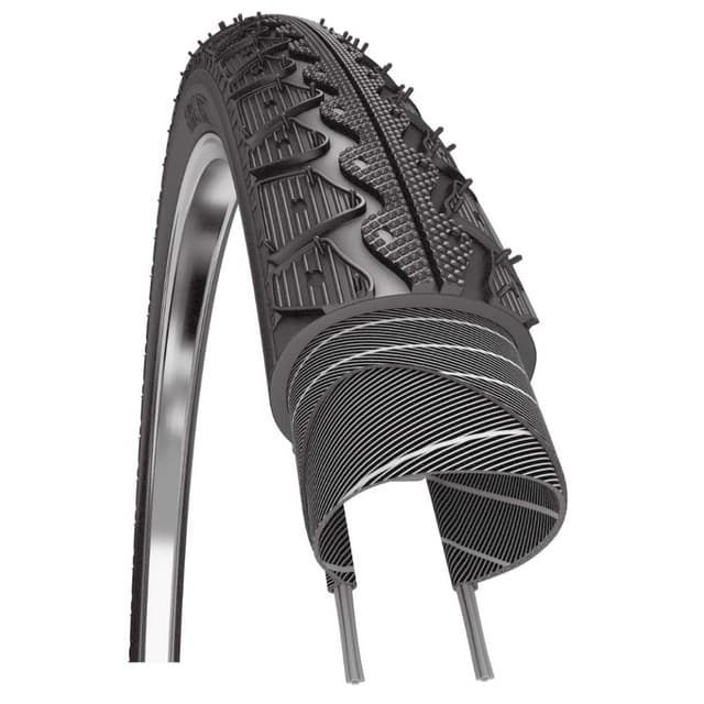 Hartex Arrow+ Rigid Tyre 26x1.95 Gumwall Black - ETRTO 50-559