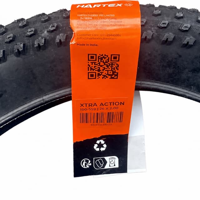 Hartex Action Gumwall Fat Bike Tyre 26x4.00 - ETRTO 100-559