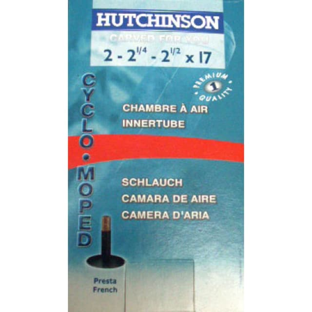 Hutchinson Moped Inner Tube 2 - 2 1/4 - 17" Schrader