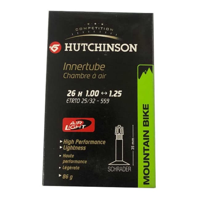 Hutchinson Air Light Inner Tube 26x1.00/1.25 Schrader 35mm ETRTO 25/32-559