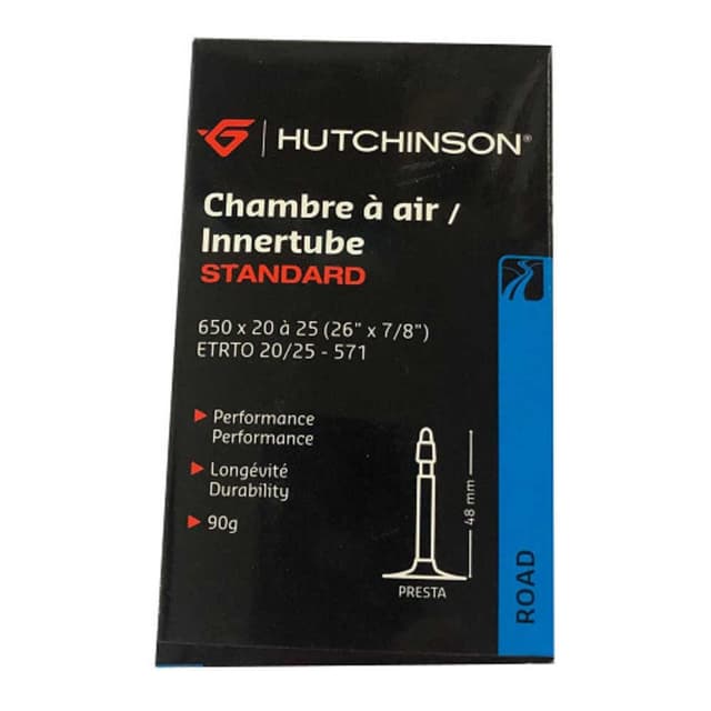 Hutchinson Standard Inner Tube 650x20/25 Presta 48mm ETRTO 20/25-571