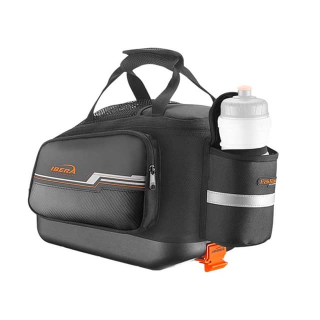 Ibera IB-BA21 Rear PakRak Commuter Bag with Bottle Holder 17L