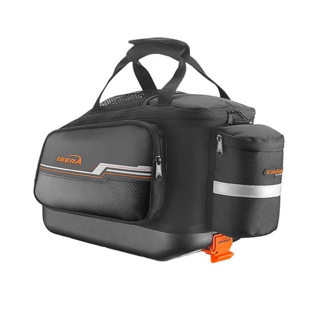 Ibera IB-BA21 Rear PakRak Commuter Bag with Bottle Holder 17L