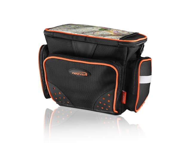 Ibera HB3 Front Handlebar Bag with Map Holder