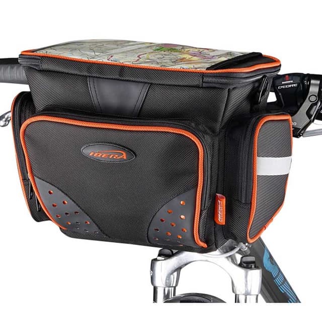 Ibera HB4 Front Handlebar Bag with Map Holder