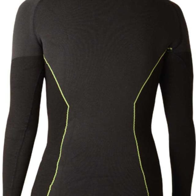 Outwet Islanda Long Sleeve Round Neck Base Layer Unisex Black L/XL