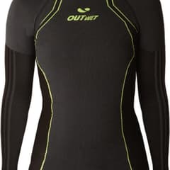 Outwet Islanda Long Sleeve Round Neck Base Layer Unisex Black L/XL