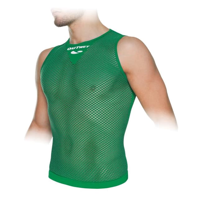 Outwet LP1 Light Sleeveless Base Layer Dark Green One Size