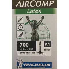 Michelin Aircomp Latex Inner Tube 700x22/23 Presta 60 mm - ETRTO 22/23-622