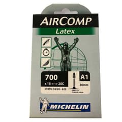 Michelin Aircomp Latex Inner Tube 700x18/20 Presta 36mm - ETRTO 18/20-622