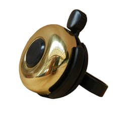 Mirrycle Big Brass Bike Bell Gold