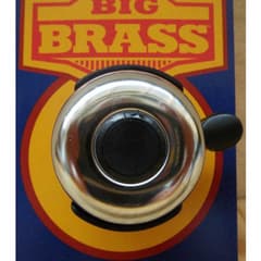 Mirrycle Big Brass Bike Bell Silver