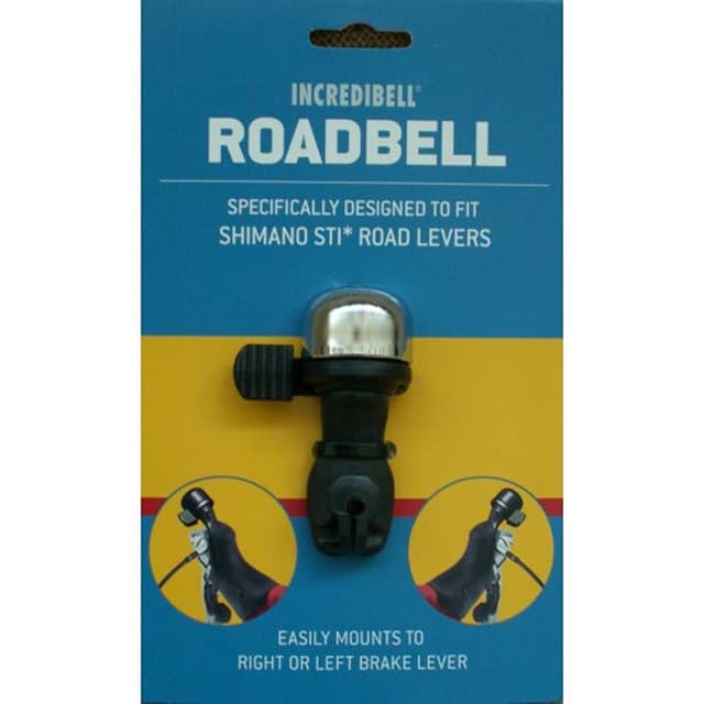 Mirrycle Road Bike Bell for Shimano STI Lever Silver