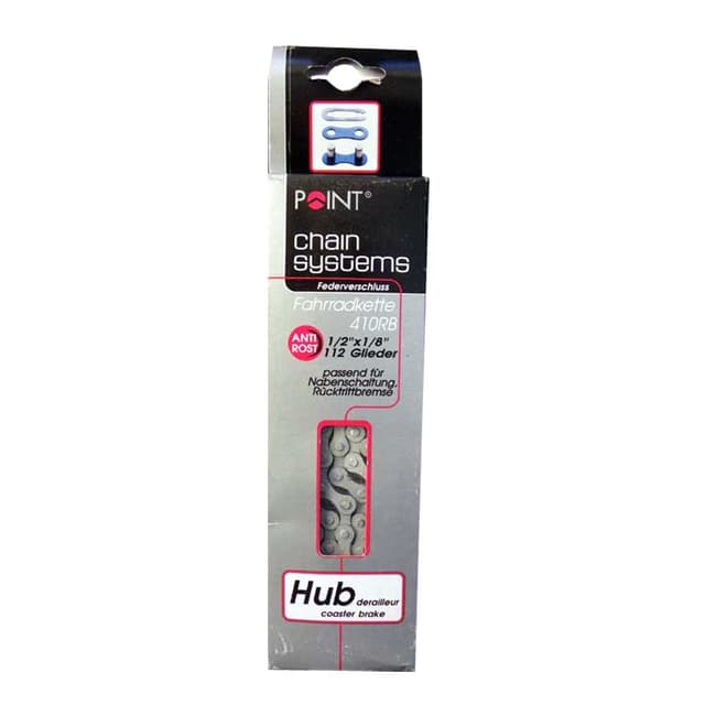Point 1/2x1/8 Anti Rust Single Speed Chain