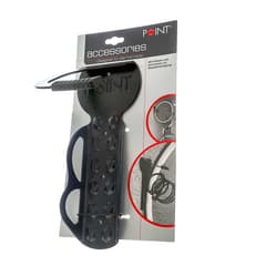 Point Bike Wall Support Hook on by Wheel Black
