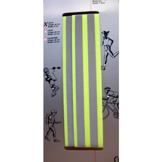 Point Reflective Straps 4cm Wide Yellow