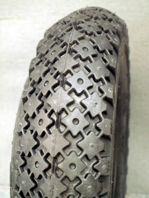 Impac Block 2PR Rigid Tyre 3.00-4 260x85 Black