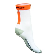 Outwet Skinlife Polyamide Cycling Socks White Orange