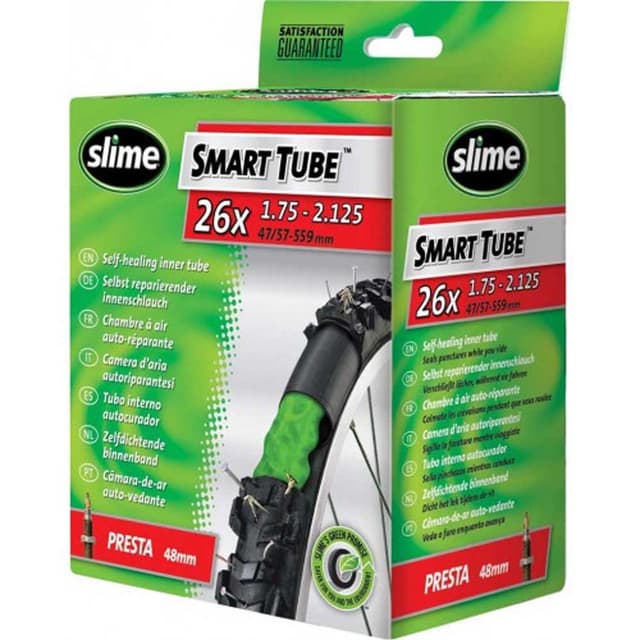 Slime Self Sealing Inner Tube 26x1.75/2.125 Presta 48 mm - ETRTO 47/57-559