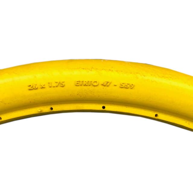 Greentyre City Slick Solid Tyre Yellow 26x1.75 Internal Rim Width 18-20mm ETRTO 47-559