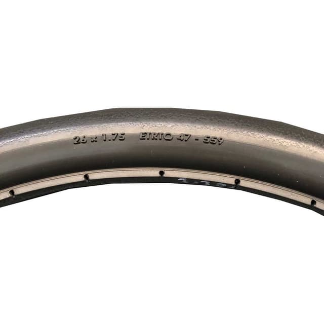 Greentyre City Slick Solid Tyre Black 26x1.75 Internal Rim Width 18-20mm ETRTO 47-559