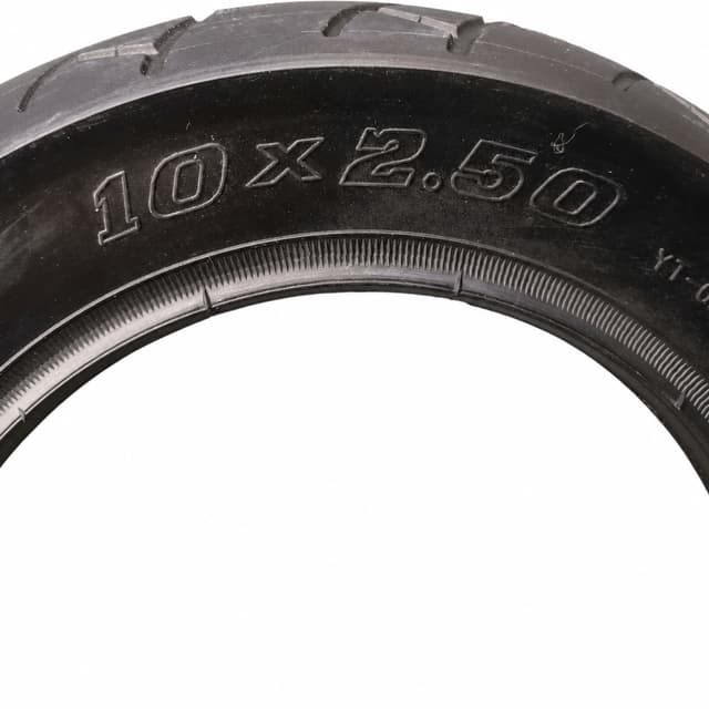 WD Yida Black Scooter Tyre 10x2.50 - ETRTO 60-152