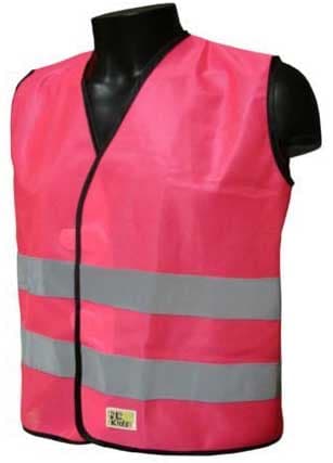 L2S Visiolight Kids Reflective Vest - Pink - XXXS