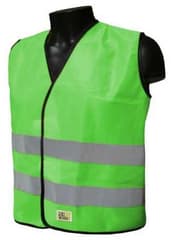 L2S Visio Kid Reflective Child Safety Vest Green